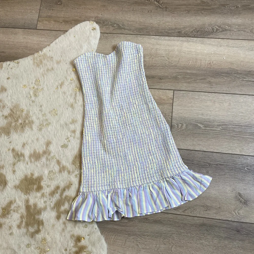 Lovers and friends piper smocked mini dress - Picture 2 of 6